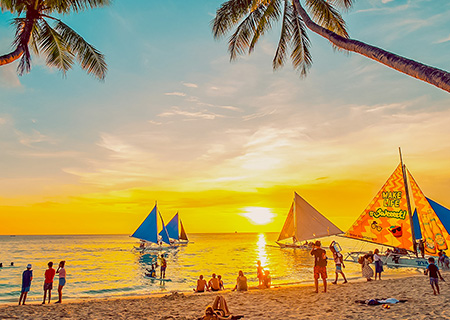 【皇家航空-High玩長灘】瘋狂水世界號13合1.香蕉船+風帆船.Discovery下午茶 5日遊(含稅險簽)