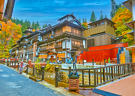 (賞楓限定)【東北奧之細道】保證入住銀山溫泉、角館町小京都、最上川芭蕉遊船、秋田微笑鐵道五日