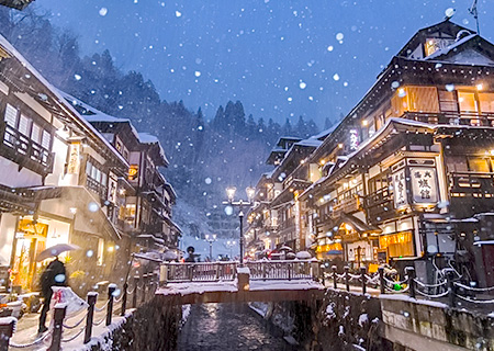 (賞楓限定)【東北奧之細道日本百選之宿】銀山溫泉、角館町小京都、最上川芭蕉遊船、秋田微笑鐵道五日